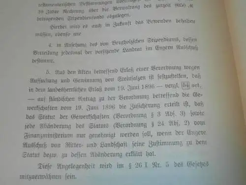 Komittenberich Mecklenburg , 1912 , alte Akte , Malchin , Moltzow , Landtag , Politik , 7 Seiten !!!