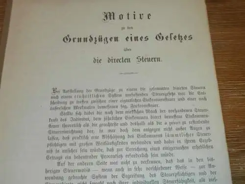 Steuergesetze Mecklenburg , 1885 , alte Akte , Finanzamt , Steuern , Gesetze , 12 Seiten !!!