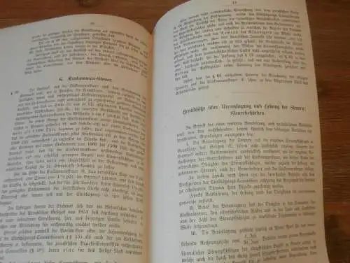 Steuergesetze Mecklenburg , 1885 , alte Akte , Finanzamt , Steuern , Gesetze , 12 Seiten !!!