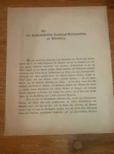 Eisenbahn Mecklenburg 1863 , alte Akte Sternberg , Wismar , Grevesmühlen , Stettin , Wittenberge Angermünde !!