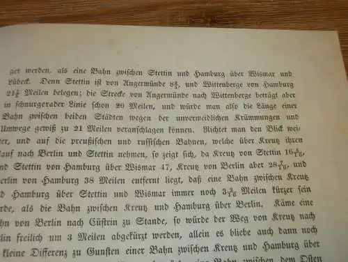 Eisenbahn Mecklenburg 1863 , alte Akte Sternberg , Wismar , Grevesmühlen , Stettin , Wittenberge Angermünde !!