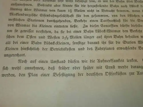 Eisenbahn Mecklenburg 1863 , alte Akte Sternberg , Wismar , Grevesmühlen , Stettin , Wittenberge Angermünde !!