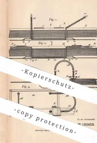 original Patent - Fabrik Stolzenberg Deutsche Bureau Einrichtungs GmbH , Oos / Baden | 1905 | Sammelmappe | Mappe Ordner