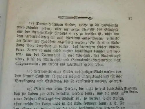 original Dokument zur Eröffnung des Armen-Institut Schwerin , 1788 , Mecklenburg , Friedrich Franz , Rostock , Stargard