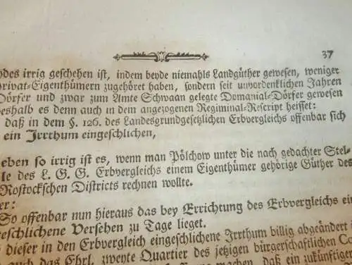 alte Akte , Rostock - Wetzlar , 1781 , Ritter und Landschaft Mecklenburg , Rechtsstreit , 43 Seiten , extrem rar !!!