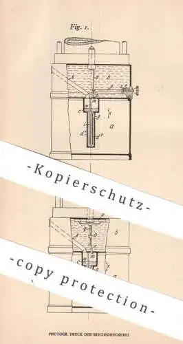 original Patent - Paul Best , Oberhausen | 1906 | Acetylenlampe | Acetylen - Lampe | Laterne | Brenner , Gas , Karbid