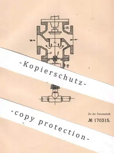 original Patent - Max Alker , Beuthen , Schlesien | 1905 | Dampfventil | Dampfwasserableiter | Ventil , Dampfmaschine