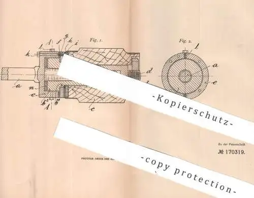 original Patent -  Reinhold Mielchen , Breslau , Polen | 1905 | Wagenachsbuchse | Wagenachse | Buchse , Wagen , Fahrzeug