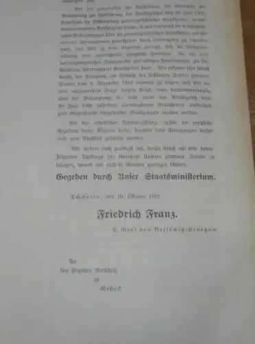 Bekämpfung von Krankheiten in Mecklenburg , 1912 , alte Akte , Kutscher Voß in Rehna , Diphterie , 6 Seiten !!!
