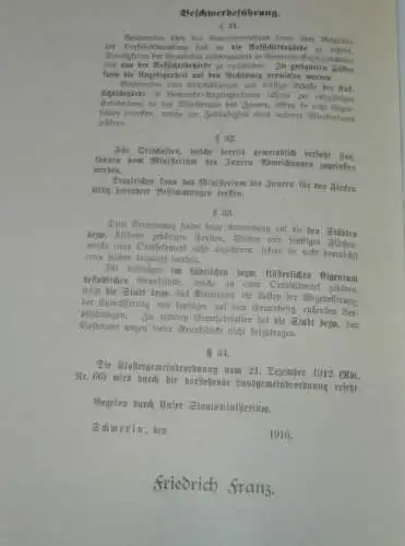 Gemeindeordnung in Mecklenburg , 1916 , alte Akte , Zarnekow b . Wismar , Gutsbesitzer , Orte , 22 Seiten !!