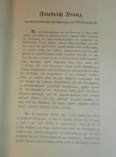 Kirchendienste - Küsterschule i. Mecklenburg , 1912 ,alte Akte , Kirche , Schule , Schwerin , Glocken , Küster ,8 Seiten
