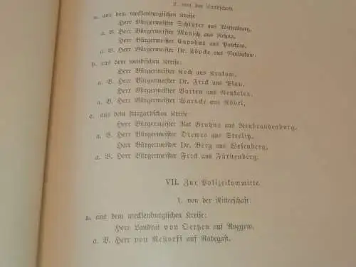 Wahl in Malchin i. Mecklenburg , 1906 , alte Akte , Landrat , Rittergutsbesitzer , Adel , von Maltzan , 12 Seiten !!!