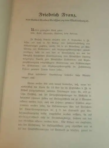 Steuern in Mecklenburg , 1912 , alte Akte , Landrat , Neustrelitz , Schwerin , 11 Seiten !!!