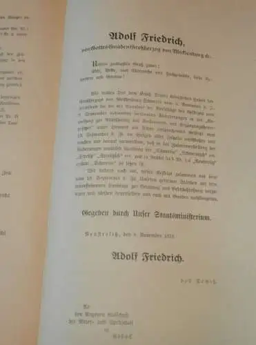 Steuern in Mecklenburg , 1912 , alte Akte , Landrat , Neustrelitz , Schwerin , 11 Seiten !!!