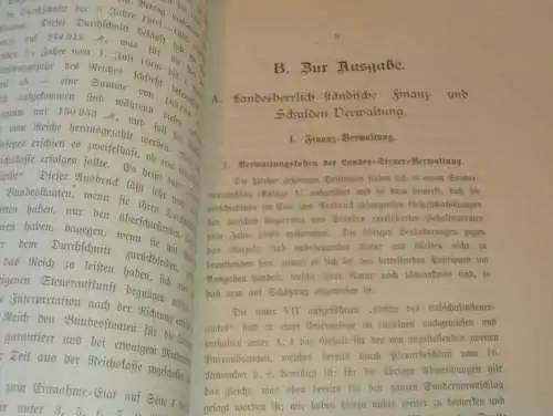 Landes-Steuer-Kasse in Mecklenburg , 1907 , alte Akte , Landrat , Schulden , Polizei , Sternberg , 23 Seiten !!!