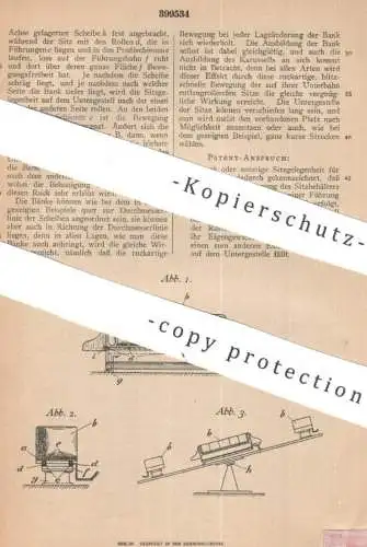 original Patent - August Altmann , München | 1923 | Bank , Sitz , Sitzbank für Karussell | Schausteller , Rundbahn Bahn