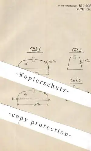 original Patent - Fa. Leo Prager , Nürnberg | 1928 | dünnwandige Spielzeug - Glocke | Glocken , Klingel , Musik