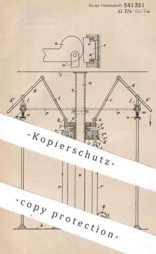 original Patent - Leopold Schmidt , Wesermünde | 1930 | Drehen u. Heben von Karussellgondeln | Karussell - Gondel !