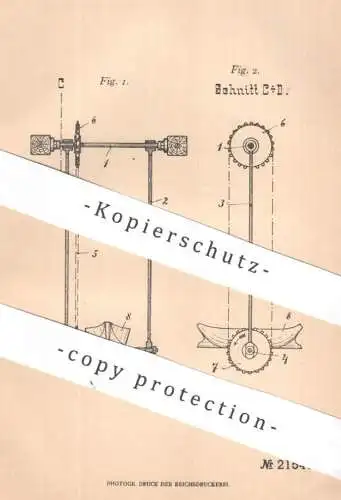original Patent - Georg Lang , Georg Schmidt , Nürnberg | 1908 | Pendelschaukel | Pendel Schaukel | Spielzeug Karussell