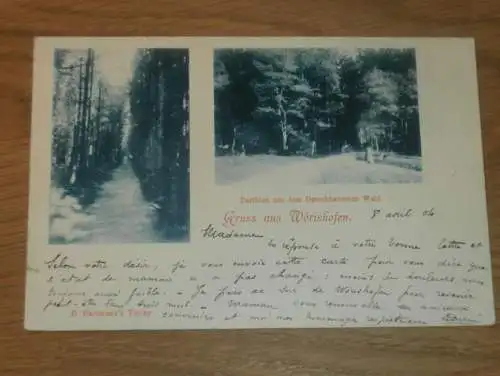 alte AK - Bad Wörishofen , 1904 , Dorschhausener Wald , Ansichtskarte !!