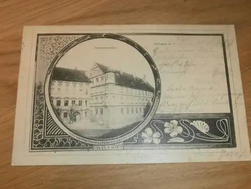 alte AK - Dillingen a.d. Donau , 1905 , Priesterseminar , Ansichtskarte !!
