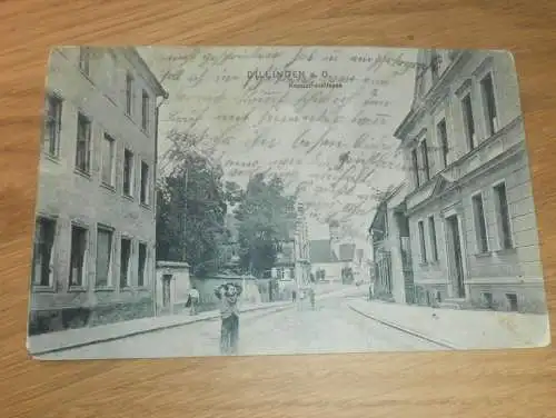 alte AK - Dillingen a.d. Donau , 1908 , Kapuzinerstrasse , Ansichtskarte !!