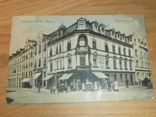 alte AK - Memmingen , ca. 1900 , Bahnhofstrasse , Ansichtskarte !!