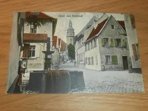 alte AK - Kallstadt b. Bad Dürkheim , 1916 , Ansichtskarte !!