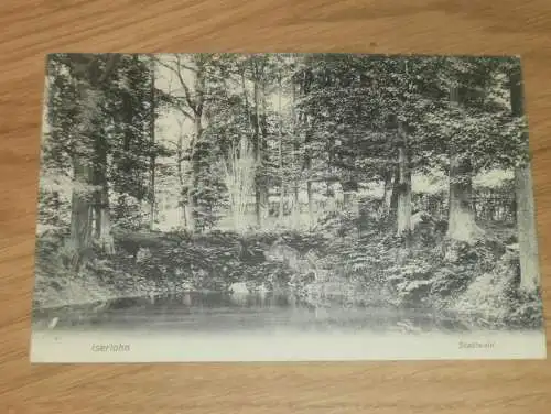 alte AK - Iserlohn , 1906 , Stadtwald , Ansichtskarte !!