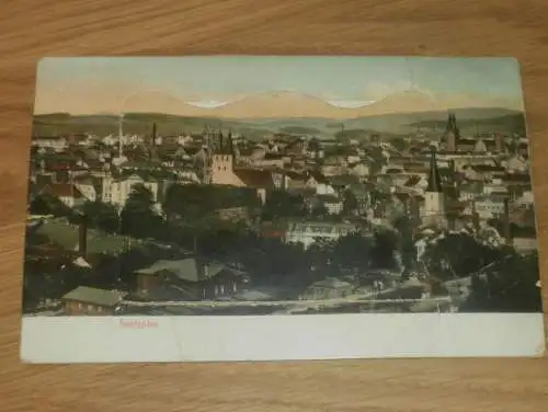 alte AK - Iserlohn , 1906 , Klappkarte mit 6 weiteren Ansichten , Ansichtskarte