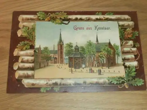 alte AK - Kevelaer , 1907 , Kirche , Kloster , Ansichtskarte !
