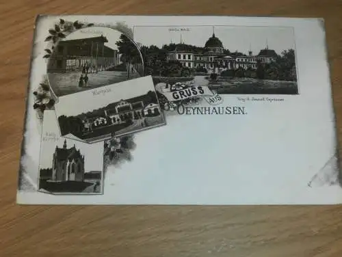 alte AK - Bad Oeynhausen , ca. 1898 , Litho , Ansichtskarte !