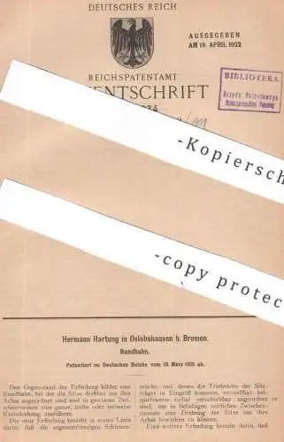 original Patent - Hermann Hartung , Oslebshausen / Bremen | 1921 | Rundbahn | Bahn | Karussell , Ringelspiel , Spielzeug