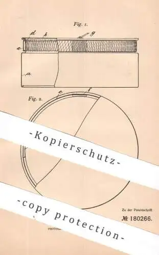 original Patent - Rudolph Teutsch , Berlin | 1906 | Fliegenfänger mit Fangband mit Klebstoff | Insektenfänger , Leim !!
