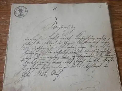 Lehngut Jettchenshof bei Malchin , 1820 , alte Akte , Gorschendorf , Remplin , Göldner Klueß , Güstrow , Mecklenburg