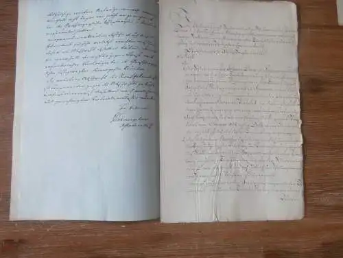 J. Drews und Kaufmann Ramsay in Schwaan , 1838 , Rostock , Dobbertin , alte Akte , 8 Seiten , Mecklenburg