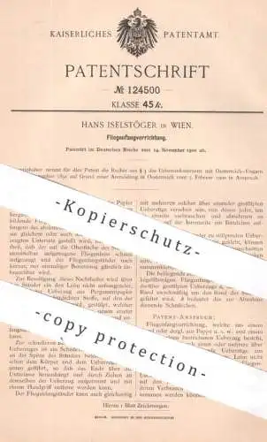 original Patent - Hans Iselstöger , Wien , Österreich | 1900 | Fliegenfangvorrichtung | Fliegenfänger , Insektenfänger