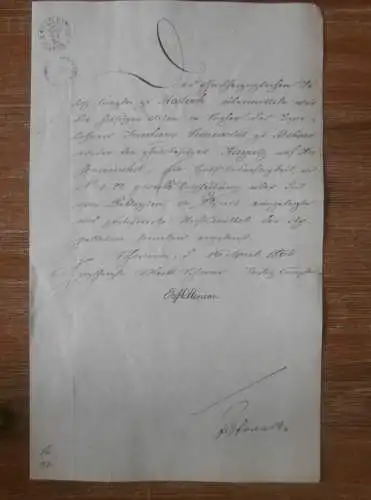 Joachim Sünwoldt zu Bibow bei Neukloster , 1864 , Gutsbesitzer Kayatz auf Hasenwinkel , Rostock , Schwerin , Mecklenburg