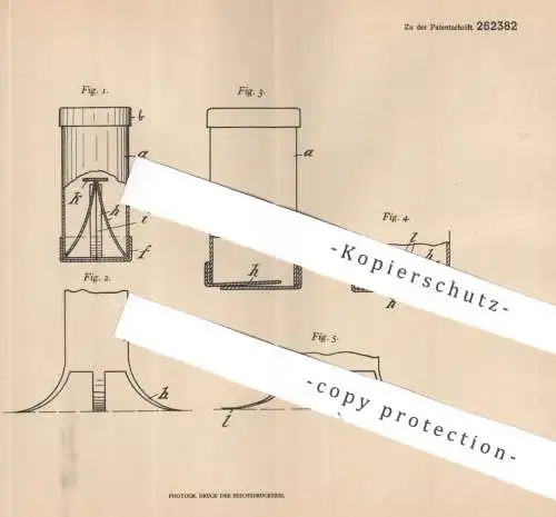 original Patent - Georg Tonn , Berlin | 1912 | Fliegenfalle mit Leim - Fangfläche | Fliegenfänger | Insektenfänger !