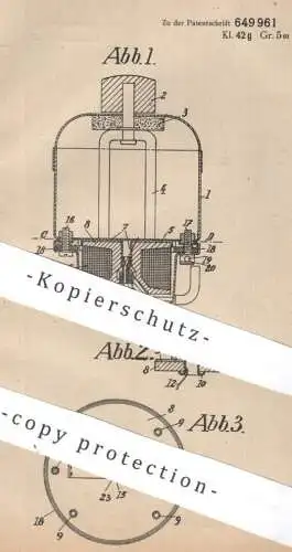 original Patent - Radio AG D. S. Loewe , Berlin / Steglitz | 1929 | Elektromagnetischer Tonabnehmer | Feldmagnet Magnet