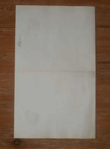 alte Akte , Frau E. von Oertzen geb. von Klitzing , 1871 , Roggow bei Rerik in Mecklenburg !!