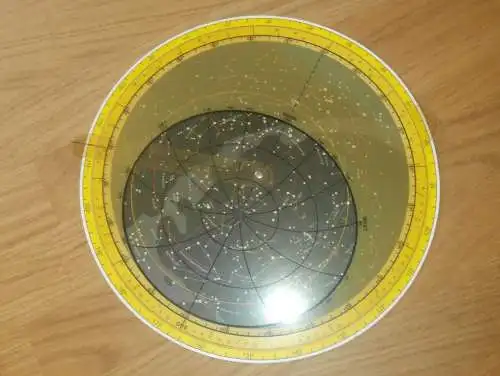 Drehbare Sternkarte mit Planetenzeiger - Nördlicher Sternhimmel , Sternenkarte , Sterne , Astronomie , Himmel , Warte !!