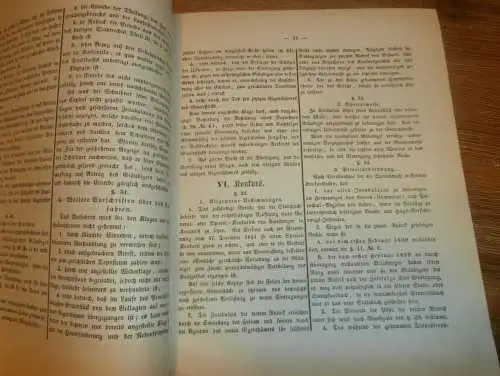 Stadtbuch-Ordnung in Mecklenburg , 1856 , Adressbuch , Güter , Protokolle , alte Akte , 65 Seiten !!