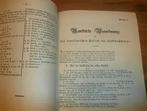 Stadtbuch-Ordnung in Mecklenburg , 1856 , Adressbuch , Güter , Protokolle , alte Akte , 65 Seiten !!