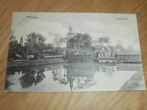 alte AK - Erlangen , 1927 , Martinsbühl , Ansichtskarte !!