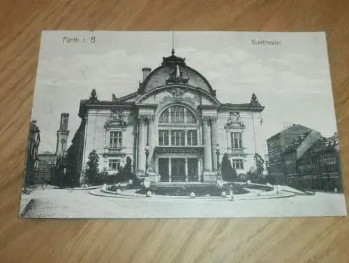 alte AK - Fürth i.B. , 1915 , Stadttheater , Ansichtskarte !!