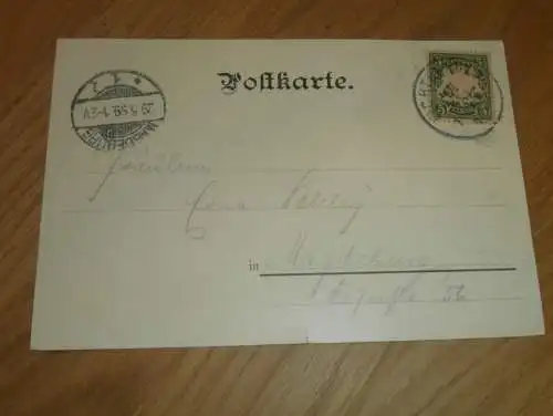alte AK - Lichtenfels , 1899 , Malerei , Ansichtskarte