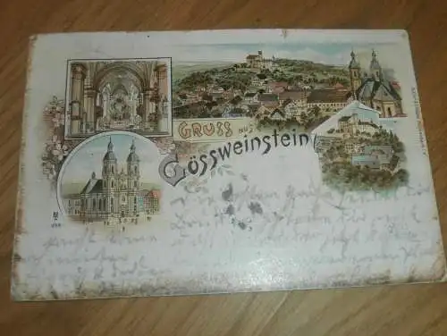 alte AK - Gössweinstein b. Forchheim , 1900 , Litho , Ansichtskarte !!