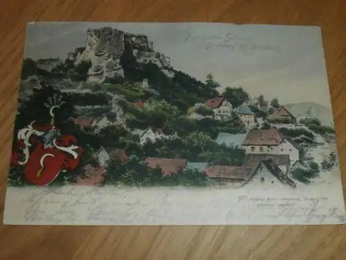 alte AK -  Streitberg b. Wiesenttal , ca. 1905 , Forchheim ,  Ansichtskarte !