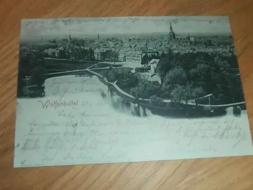 alte AK - Wolfenbüttel , 1902 , Panorama , Ansichtskarte !!